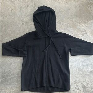 Athleta Black Hooded Sweatshirt